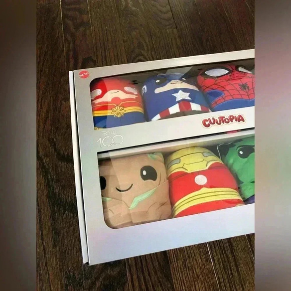 Disney 100 x Marvel Cuutopia 5” Plush 8-Pack ft. Spider-Man/Groot/Hulk - NEW!! - Picture 5 of 8